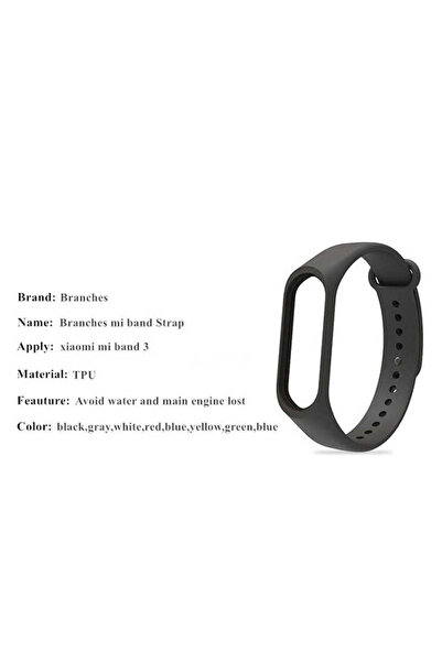 SAFA Xiaomi Mi Band 4 Compatible Zore Cord-Yellow