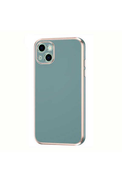 tekno grup iPhone 13 Compatible Zore Bark Case-Petrol Green
