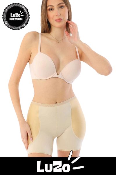 LuZo Premium Series Recovery Firming Non-Marking Shaping Side Supported Pop-Up Shorts