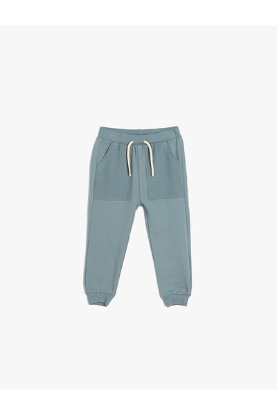 Koton Cotton Jogger Sweatpants - Tie Waist and Ribbon