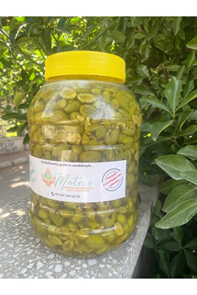 Matris Antep Usulü Kırma Yeşil Zeytin 5 KG – Doğal Fermente, Katkısız, Ev Yap...