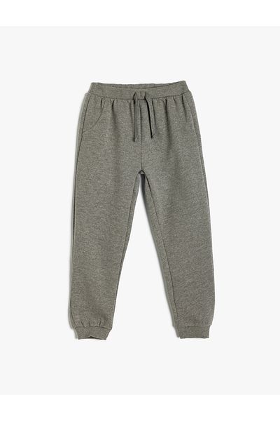 Koton Basic Sweatpants with Tie-Up Waist and Pockets
