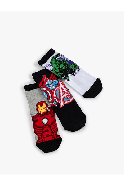 Koton Set de șosete din 3 piese cu licență Marvel