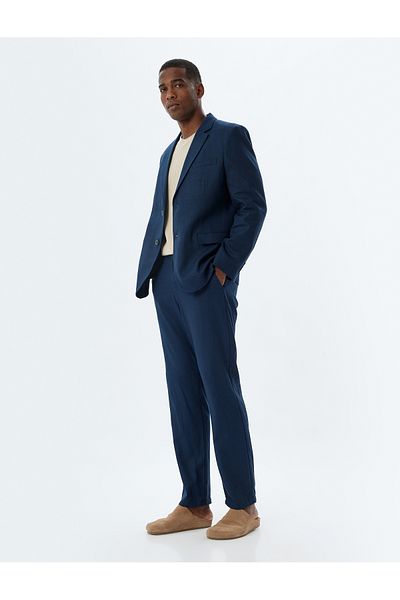 Koton Slim Fit plátěná bunda - Mono límec