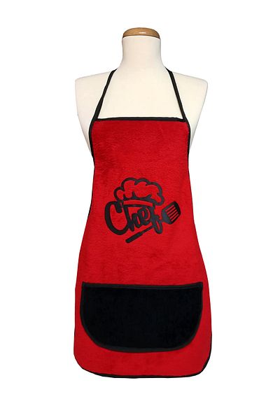 sevilya Wellsoft Double Pack Kitchen Apron with Pockets Liquid Proof Waterproof Kitchen Apron
