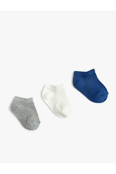 Koton Set of 3 Colorful Cotton Blend Socks