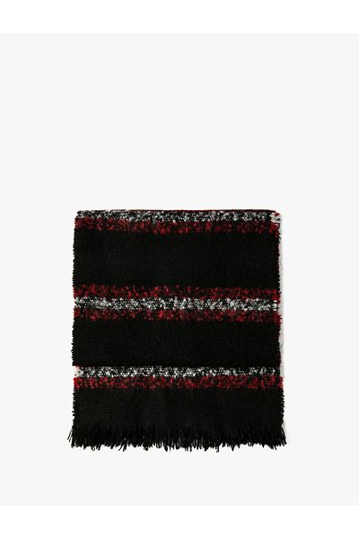 Koton Long Scarf with Multi-Colored Tassels and Soft Texture