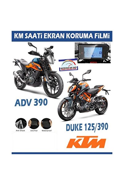 Motiker KTM ADV 390 / DUKE 125/390 Serisi Motosiklet Ekran Km Koruyucu