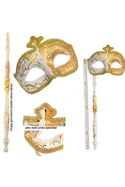 Astaş Maskeli Balo Maskesi Halloween Parti Aksesuarı