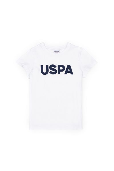 U.S. Polo Assn. Μπλουζάκι για αγόρι λευκό Basic Crew Neck 50279614 -VR013