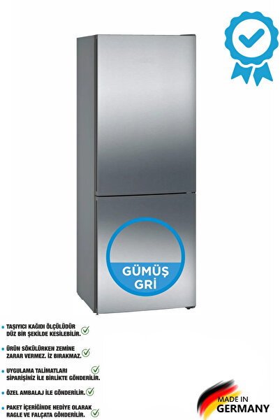 Rabadon Kendinden Yapışkanlı Gümüş Gri Buzdolabı Kaplama Folyosu 100cm X 200 Cm