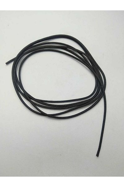 Eskişehir hobi sanat Medium Thickness 1.5 mm Black Cevşen String - 1 Meter Necklace and Amulet String