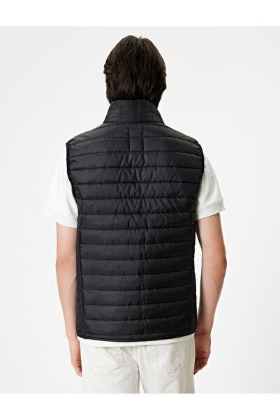 Koton Şişme Yelek Slim Fit Dik Yaka Cep Detaylı
