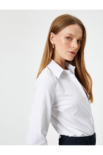 Koton Long Sleeve Regular Fit Classic Shirt