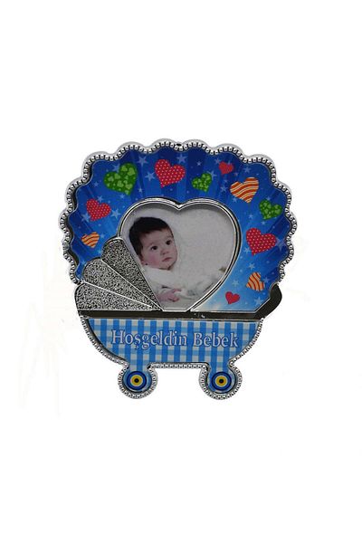 ZERO LAND - 25Pcs Stroller Mini Photo Frame Blue Zngzr