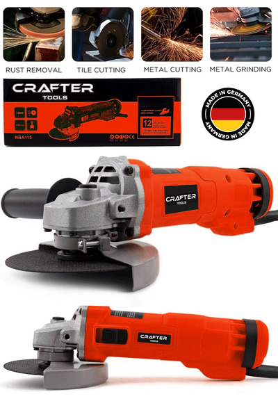 CRAFTERTOOLS Germany 980W Bakır Sargılı 125 Mm Spiral Avuç Içi Kesme Ve Ahşap...