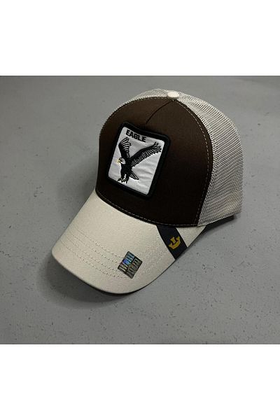 Store ışık Eagle Animal Figured Unisex Sports Hat with Mesh