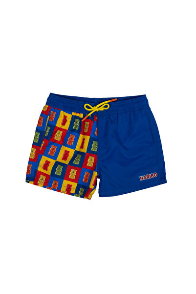 Haribo Koyu Mavi Erkek Çocuk Şort Mayo HRBSWM020