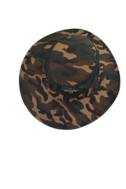 SEVEROZ قبعة سفاري مموهة - قبعة تخييم صياد السمك - قبعة فيدورا شبكية - قبعة ر...