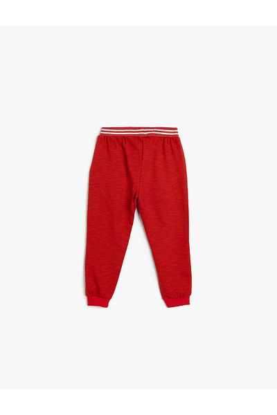Koton Cotton JoggEr SwEatpants - RibbEd with Waist TiEs