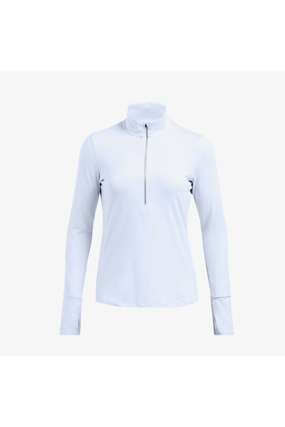 Under Armour Launch Pro Yarım Fermuarlı Kadın Mavi Koşu Üstü