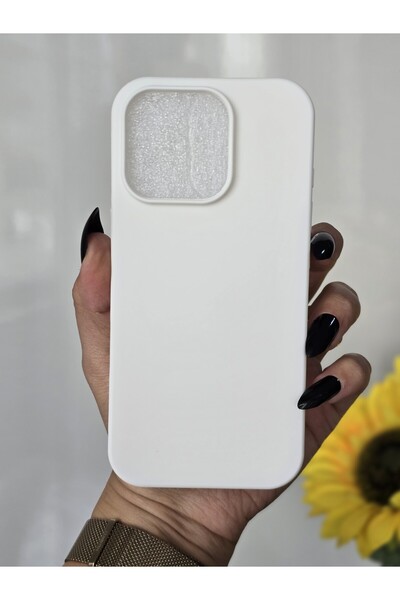 Magic Ring حافظة هاتف بيضاء متوافقة مع هاتف Iphone 16 PRO