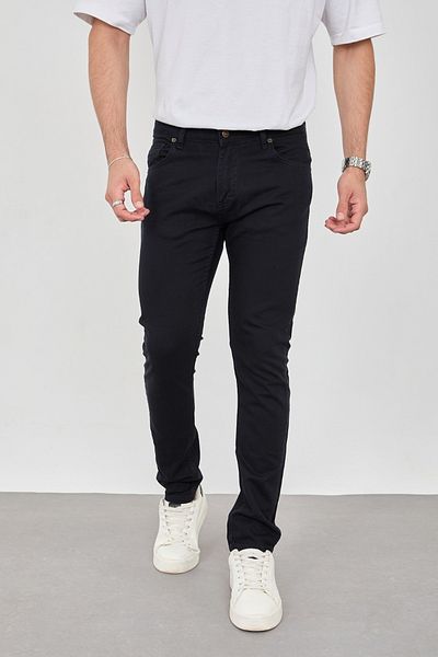 DeepSEA Blugi slim din lycra, albastru bleumarin închis pentru bărbați 2401516