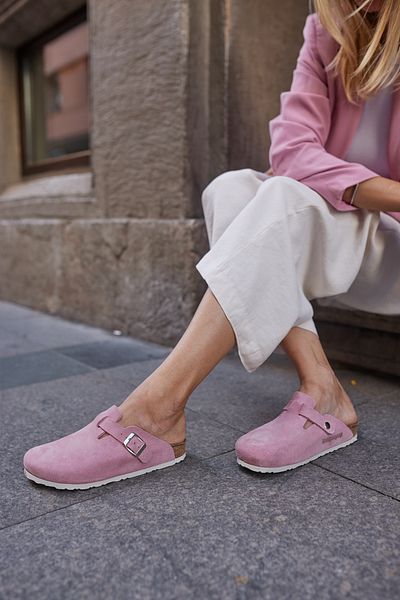 Uniqueqoop Ανατομικές παντόφλες Oslo Cork Sole Suede