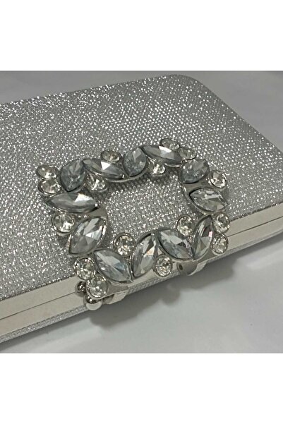 Şarra Gossi Ασημένια βραδινή τσάντα Ασημένια βραδινή τσάντα