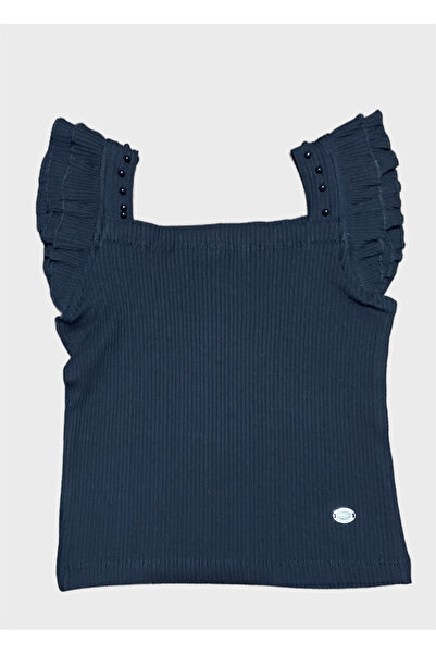 Breeze Kısa Kol İncili Badi - Siyah