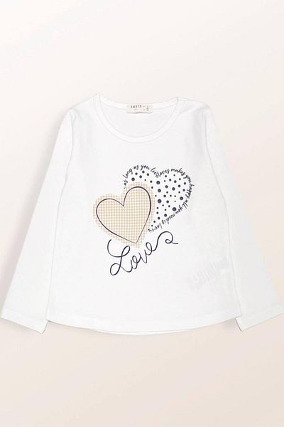 Breeze Girl Cream Badi - Heart Pattern