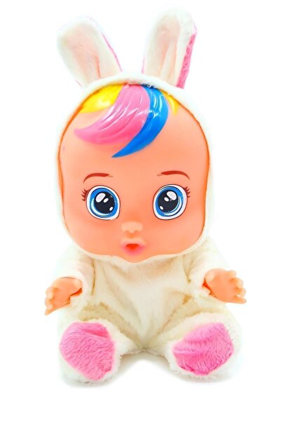 Global Toys Mavi Beyaz Ve Pembe Renk Ağlayan Ve Konuşan Et Bebek
