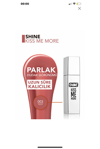 Flormar Kıs me more shine 03 peach