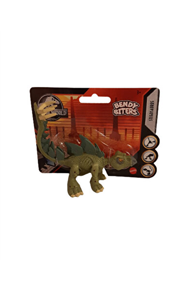 JURASSIC WORLD Mini Dinazor Serisi Esnek Isırıklar GYX92 GYX95 Stegosaurus
