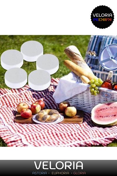 Veloria Premium Series Disposable Camping Travel Portable Water Growing Compressed Towels 20 Pieces