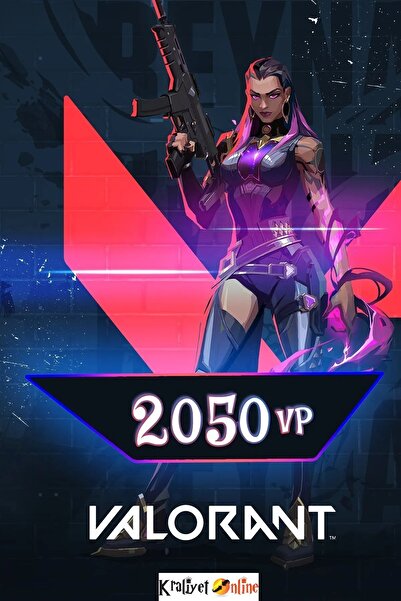 Riot Games Valorant 2050 VP Valorant Points Türkiye