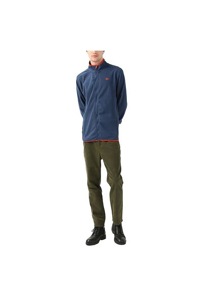 Quiksilver Mission Fz Men's Blue Fleece Jacket Men's Fleece Jacket Eqyft03162