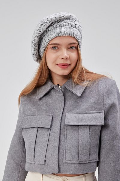 derikem Women's Winter Stylish Knitwear Painter Knitted Beret