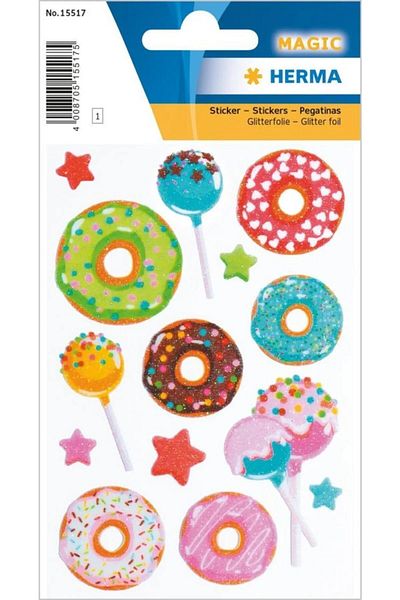 Herma Magic Sticker Glittery Balloons
