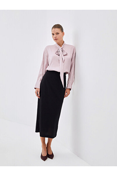 LC Waikiki Γυναικεία φούστα Narrow Fit Plain Crepe (W4)