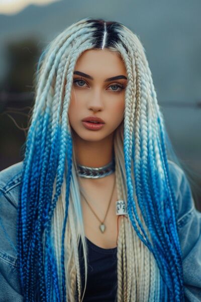 Suzan Peruk Afrika Örgüsü Zenci örgüsü yapmak için Sentetik Örgülük saç.1 saç...