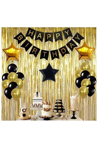 CANSIN Happy Birthday Gold Set