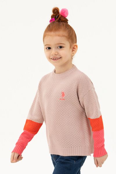 U.S. Polo Assn. سترة البودرة للفتيات 50276992 -VR042