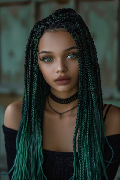 Suzan Peruk Afrika Örgüsü Zenci örgüsü yapmak için Sentetik Örgülük saç.1 saç...