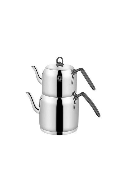 Glore P04- Modena Medium Size Teapot-smoked