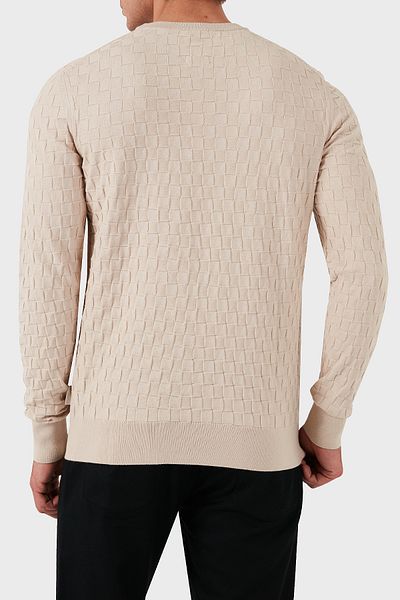 Calvin Klein Crew Neck Slim Fit Men's Sweater - Cotton K10K 113747 Ace
