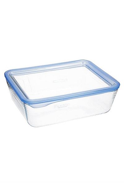 Pyrex Rectangular Glass Storage Container with Lid 1.5 L