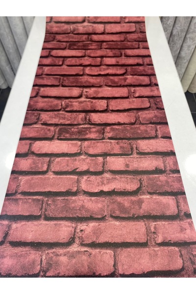 Golden 3d Tugla Desen Duvar Kağıdı 53x10 Metre Rulo
