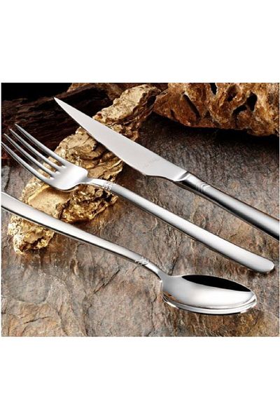 Aryıldız Fiore "s" 24 Piece Dinner Fork/spoon/knife Set
