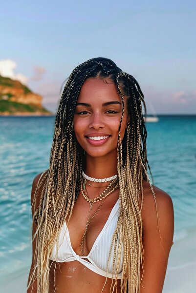 Suzan Peruk Afrika Örgüsü Zenci örgüsü yapmak için Sentetik Örgülük saç.1 saç...